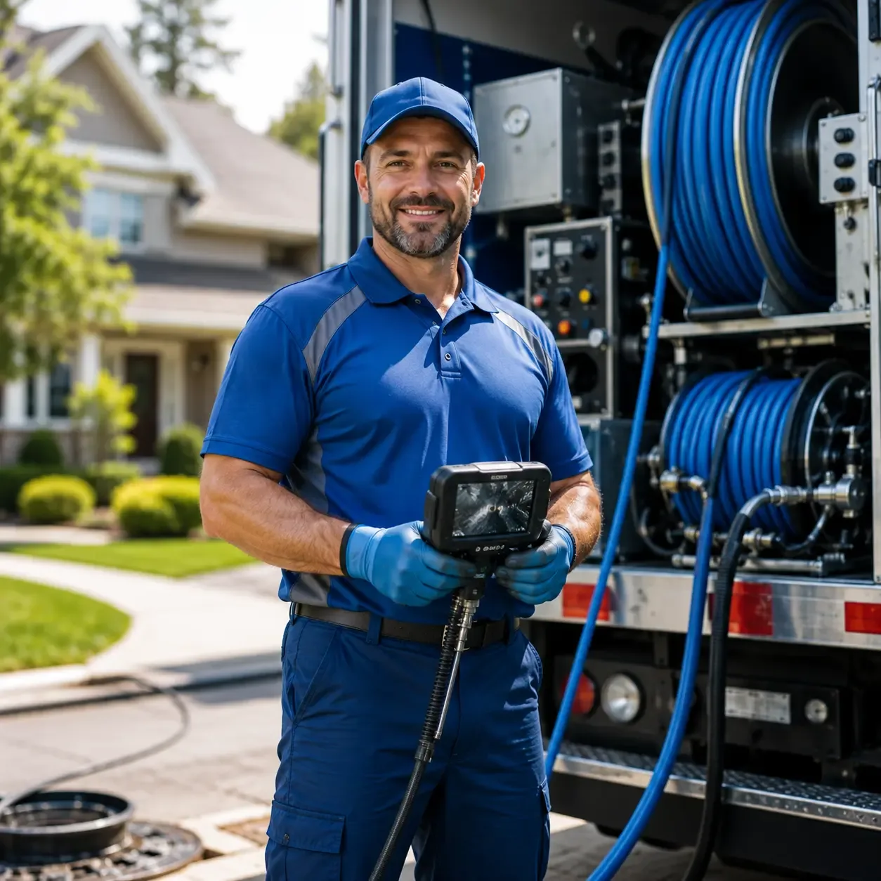 Local outdoor drain cleaning specialists in Castleton, IL